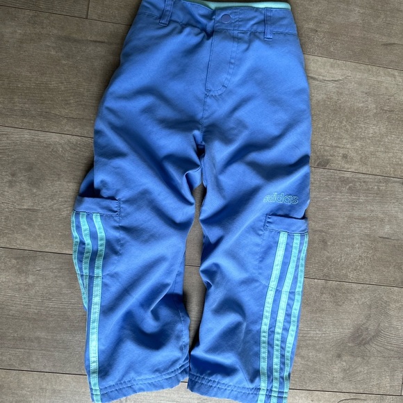 Vintage Y2K Adidas 3T Toddler Girl Retro Cargo Track Pants EUC - Picture 7 of 9